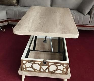 Masalar: Qonaq masası, Yeni, Açılan, Laminat, Kvadrat masa — 5