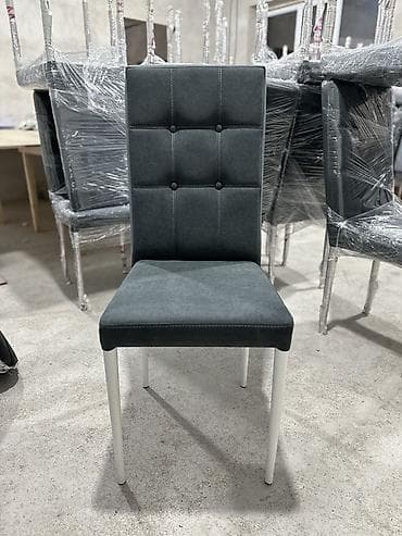 sergiden sekiller: Mətbəx üçün, Qatlanmayan, rəng - Boz Stul — 2