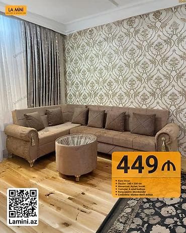 Künc divan, Açılan, Bazalı, Parça, Şəhərdaxili pulsuz çatdırılma — 1