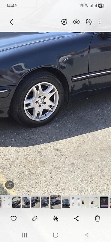bmw disk: Mercedes-Benz yüngül lehimli disklər və şinlər dəsti - Marka/model — 1