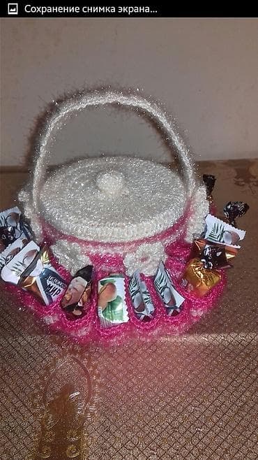 gablar: Toxunmush konfet ve murebbe qabi yanlarinda coxlu xanalari var zerli — 6