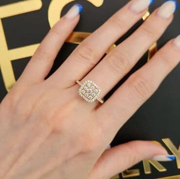 nişan donlari: Nişan, Üzük, Sarı qızıl, 585 Əyar — 1