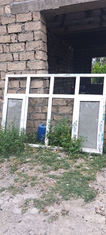 yeni il sufresi bezemek: İşlənmiş İki qat şüşə paketi Plastik pəncərə, Еni: 120 sm, Uzunluğu: 170 sm — 3