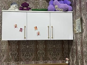 qapi seyf: Ağ rəngli asma dolab - Üç qapılı, divara bərkidilən asma dolab - — 1