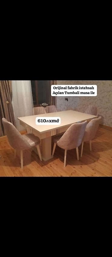 stolustu saatlar: Qonaq otağı üçün, Yeni, 6 stul — 1