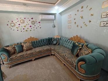 Divan və kreslo dəstləri: Künc divan, Divan, Bazasız, Açılmayan — 1