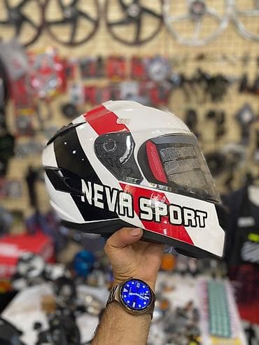 lider disk 17: NEVA SPORT tam üzlü motosiklet dəbilqəsi - Korpus: Aerodinamik qapalı — 1