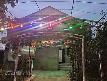 ecemide heyet evleri: 2 mərtəbəli həyət evi - Plan: Aşağıda yatag otağı, mətbəx zonası; — 2