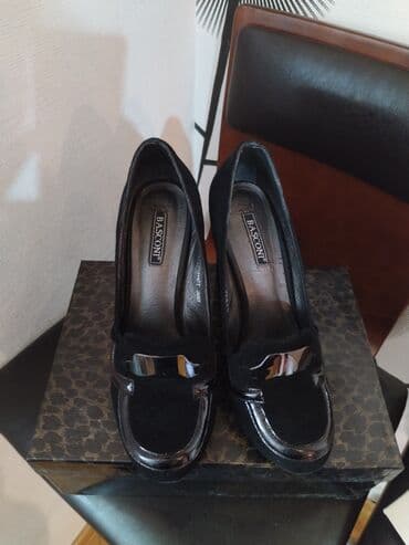 b class makasin: Tuflilər, Ölçü: 38, rəng - Qara, İşlənmiş — 2