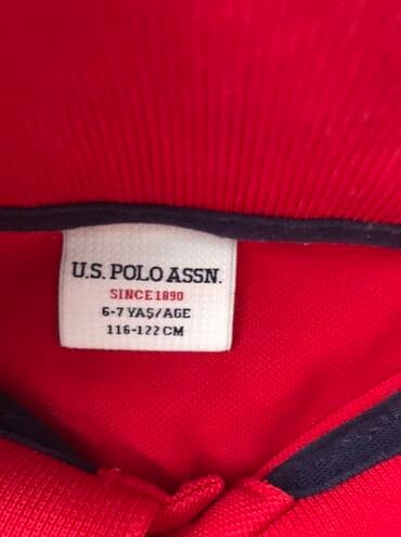 детские летние вещи: Рубашка, Для мальчиков, 6 - 7 лет, U.S. Polo Assn — 2