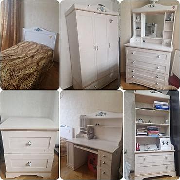 Oğlan və qız üçün, İşlənmiş, Təknəfərlik çarpayı, Termo, Yazı masası, Tumba