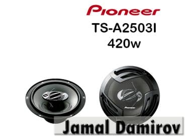 masin ucun kalonkalar: Pioneer Dinamiklər TS-A2503İ 420watt. Динамики Pioneer TS-A2503İ — 1