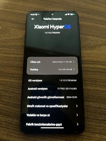 Redmi Note 11 Pro, 64 GB, rəng - Qara — 2
