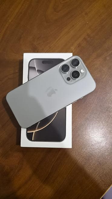 IPhone 16 Pro, 256 GB, Natural Titanium, Face ID