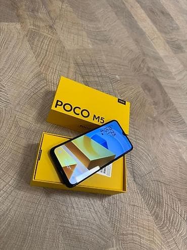 Poco M5, 128 GB, rəng - Qara, Barmaq izi