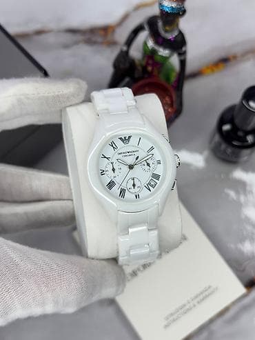 Наручные часы: Новый, Наручные часы, Emporio Armani, цвет - Белый — 2