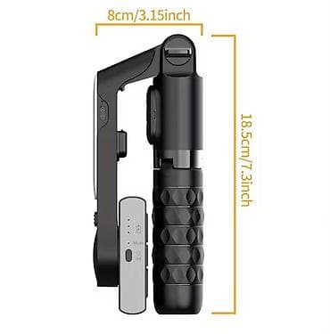 osmo mobile 6: QAML A6 Əl Gimbal Stabilizator – Selfie Çubuğu və Tripodlu 📸 — 2