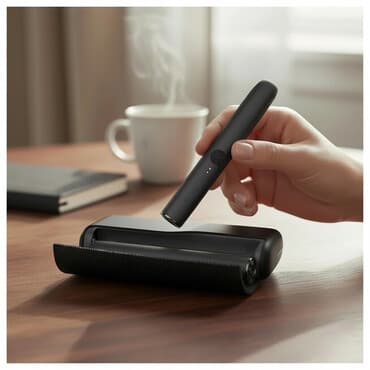 лишоу оригинал и подделка: IQOS tütün qızdırma cihazı – qara rəngdə, kompak tək bloklu dizayn — 1