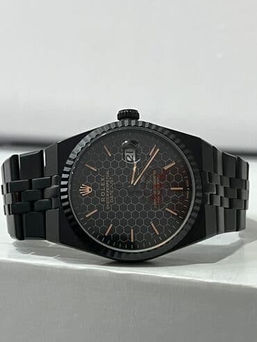 Eynəklər: Qol saatı, Rolex, rəng - Qara — 2