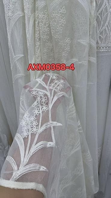 Декор и интерьер: Model 0065 tül pərdə kumaşı - Material: şəffaf, yüngül tull tül - — 8