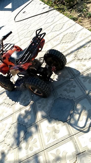 təkər type 0: Uşaq/yeniyetmələr üçün elektrik ATV - Gövdə: narıncı-kamuflyaj — 4