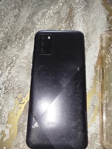 mini pc computer: Samsung Galaxy A02 S, 32 GB, rəng - Qara, İki sim kartlı — 4