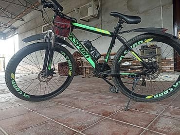 24 vesebet: Dağ/şəhər tipli velosiped – Asdon (yaşıl/qara dizayn) Xüsusiyyətlər — 6