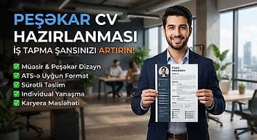 reklam isi: 📄 Peşəkar CV Hazırlanması! İş axtarışında digər namizədlərdən bir — 2