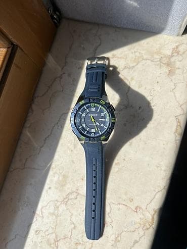 XONIX analog qol saatı - İdman üslubunda, qara/göy korpus və silikon — 1