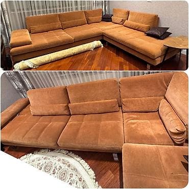 krep parca: Künc divan satılır. - Qiymət: 400 AZN - Ölçü: 3 x 2 m - Açılmır, baza — 1