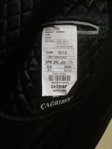 купить кожаную куртку в баку: Palto, 7XL (EU 54), rəng - Qara — 11