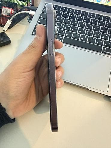 IPhone 14 Pro Max, 256 GB, Deep Purple, Sənədlərlə, Face ID, Simsiz şarj