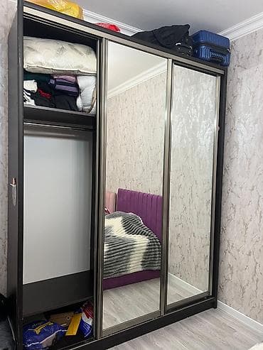 masanin sekilleri: 3 qapılı, Güzgülü, Qəhvəyi, Kupe, Düz dolab — 3