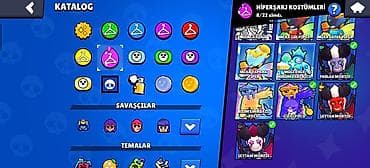 Video oyunlar və konsollar: Brawl Stars hesabı Id də 3200 kupa cr hesabıda var - Kupa yolu: 72 517 — 9