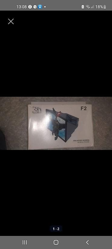 3D F2 mobil telefon ekran böyüdücü Xüsusiyyətlər: - Model: F2, 3D