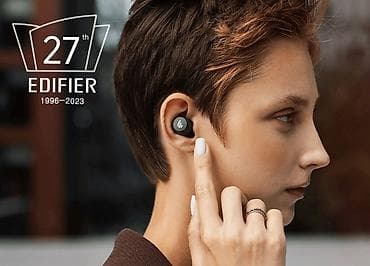 Qulaqcıqlar: Yeni Simsiz (Bluetooth) Qulaqcıqlar, Edifier, rəng - Qara — 6