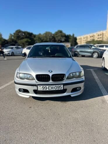 bmw 7 серия 725tds at: BMW 3 Seriyası E46 sedan - Kuzov: 4 qapılı sedan, gümüşü rəng - — 2