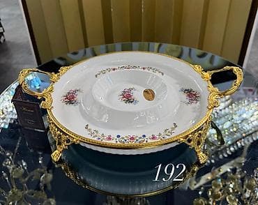 Lüks süfrə üçün dekorativ porselen servis qabları - Model 191: Uzun — 1
