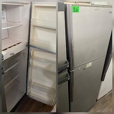 vitrin xolodilnik: 2 qapılı Hitachi Soyuducu Satılır, rəng - Gümüşü — 1