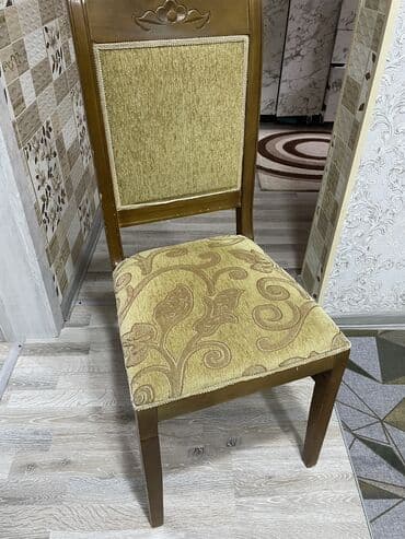 perla mebel dolablar: Qonaq otağı üçün, İşlənmiş, Açılan, Oval masa, 6 stul — 9