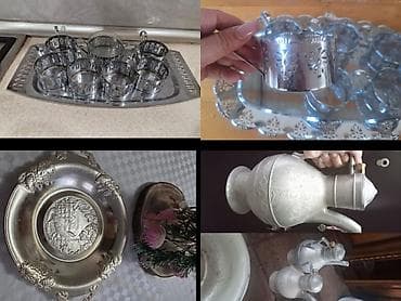Qab-qacaq və mətbəx ləvazimatları: Qab-qacaq dəstləri və serveer aksesuarları 1) Porselen çay-servis — 2