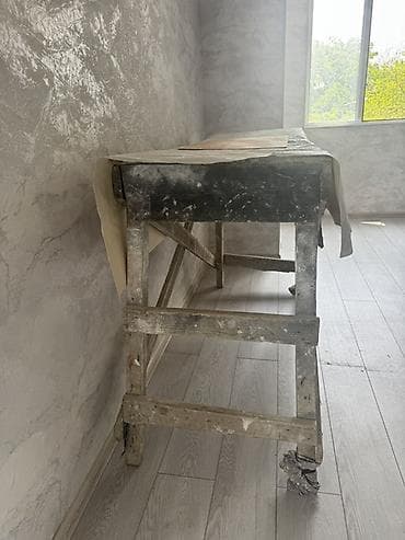 drel nabor dəsti: Ayaqaltı taxta ustalıq skamyası / quruluş dəzgahı - Material: möhkəm — 1
