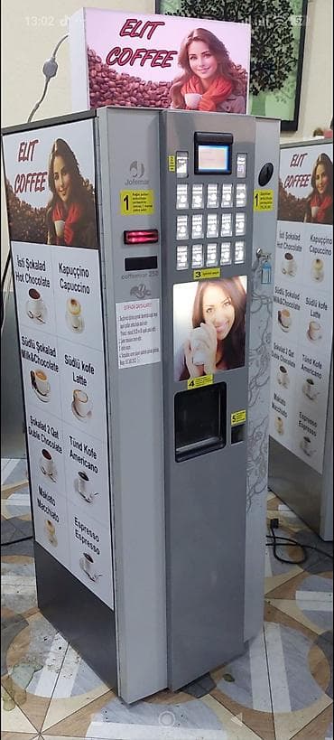 Оборудование для бизнеса: Kofe aparati yeni sensorlu ve kinofkali 
qiymet 3500 azn unvan Baki — 2