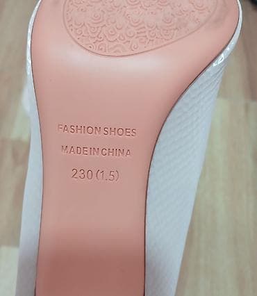 rizalli ayaqqabı instagram: Ölçü: 36, rəng - Bej, Yeni — 3