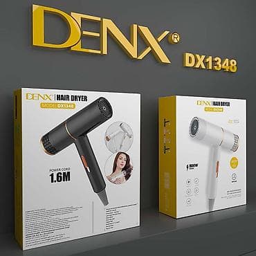 sac fen: DENX DX1348 Fen – Sürətli Qurudan və Səssiz Saç Qurudan Brend: DENX — 1