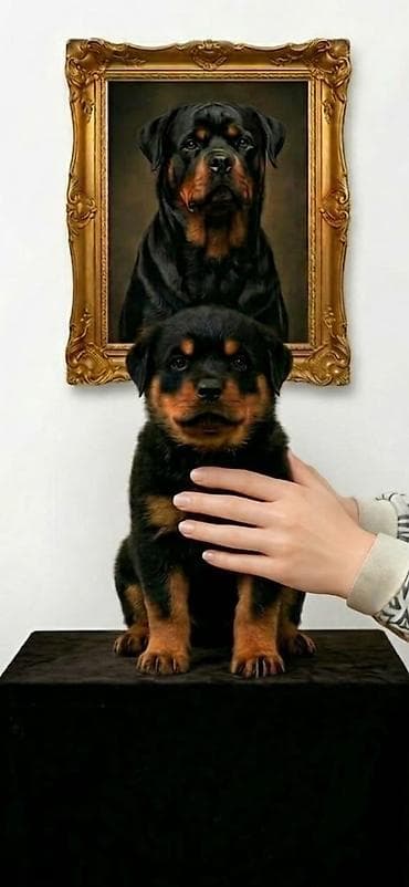 toy pudel satilir: Rotveyler, Peyvəndli — 2