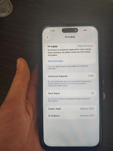 m4 mac mini: IPhone 15 Pro Max, 256 GB, Gümüşü, Simsiz şarj — 6