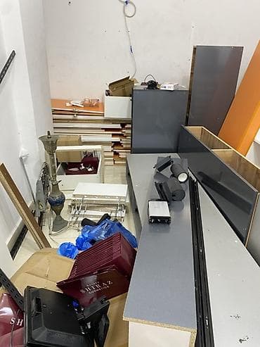 taxta rəf: Mağaza vitrin və mebel hissələri – komplekt - Material: laminat/LDSP — 6