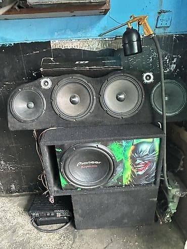 Avto audio sistemi – tam komplekt - Subwoofer: Pioneer Champion