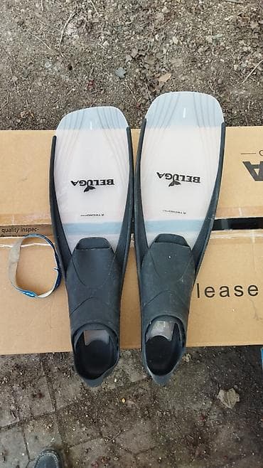 Çəkmələr: Beluga sualtı üzgəcləri (qabaqdan geyilən, tam ayaqlı model) - Brend — 1